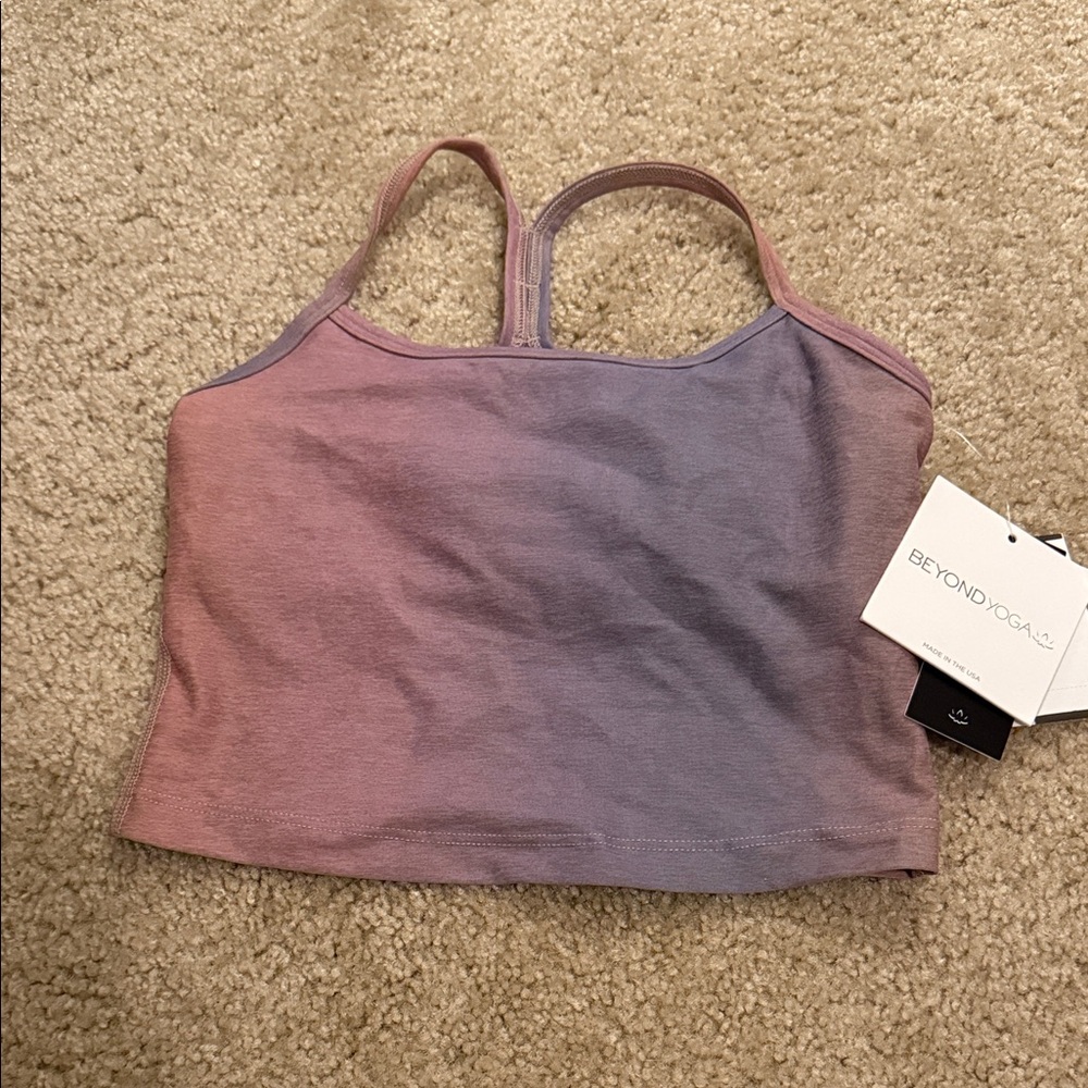 Beyond Yoga Women's Crop Top in Purple and Pink
